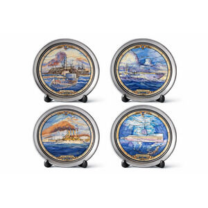 US Historical Society Collector Plates 4 Plates